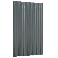 Panneaux de toit 36 pcs Acier galvanisé Anthracite 60x36 cm 525961525961