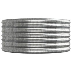 Lit surélevé de jardin Acier galvanisé Argenté 525963525963