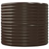 Lit surélevé de jardin Acier galvanisé marron 525966525966
