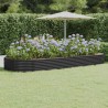 Lit surélevé de jardin Acier galvanisé Anthracite 525967525967