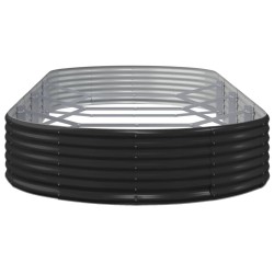 Lit surélevé de jardin Acier galvanisé Anthracite 525967525967