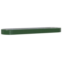 Lit surélevé de jardin Acier galvanisé 523x140x36cm Vert 525968525968
