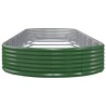 Lit surélevé de jardin Acier galvanisé 523x140x36cm Vert 525968525968