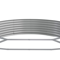 Lit surélevé de jardin Acier galvanisé 523x140x36cm Vert 525968525968