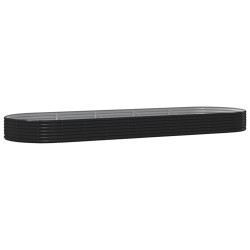 Lit surélevé de jardin Acier galvanisé Anthracite 525969525969