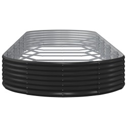 Lit surélevé de jardin Acier galvanisé Anthracite 525969525969