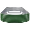 Lit surélevé de jardin Acier galvanisé 450x140x36cm Vert 525971525971