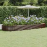 Lit surélevé de jardin Acier galvanisé marron 525972525972