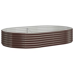 Lit surélevé de jardin Acier galvanisé marron 525973525973
