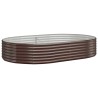 Lit surélevé de jardin Acier galvanisé marron 525973525973