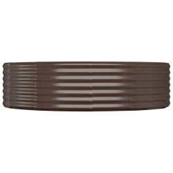 Lit surélevé de jardin Acier galvanisé marron 525973525973