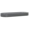 Lit surélevé de jardin Acier galvanisé 373x140x36cm gris 525974525974