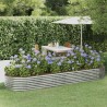 Lit surélevé de jardin Acier galvanisé Argenté 525975525975