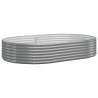 Lit surélevé de jardin Acier galvanisé 214x140x36cm gris 525976525976