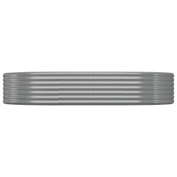 Lit surélevé de jardin Acier galvanisé 214x140x36cm gris 525976525976