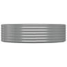 Lit surélevé de jardin Acier galvanisé 214x140x36cm gris 525976525976