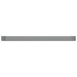 Lit surélevé de jardin Acier galvanisé 544x100x36cm gris 525977525977