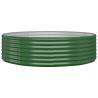 Lit surélevé de jardin Acier galvanisé 140x140x36cm Vert 525979525979
