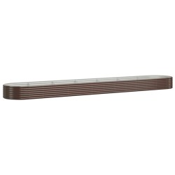 Lit surélevé de jardin Acier galvanisé marron 525980525980