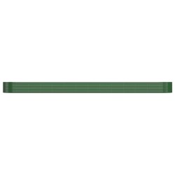 Lit surélevé de jardin Acier galvanisé 544x100x36cm Vert 525981525981