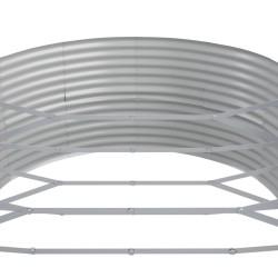Lit surélevé de jardin Acier galvanisé 544x100x36cm Vert 525981525981