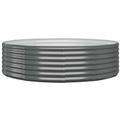 Lit surélevé de jardin Acier galvanisé Anthracite 525982525982