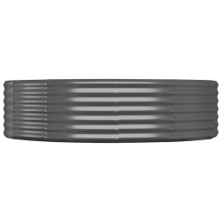 Lit surélevé de jardin Acier galvanisé Anthracite 525982525982