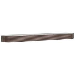 Lit surélevé de jardin Acier galvanisé marron 525983525983