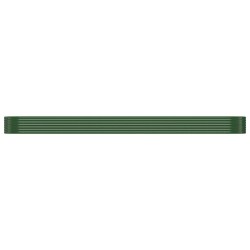 Lit surélevé de jardin Acier galvanisé 507x100x36cm Vert 525984525984