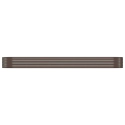 Lit surélevé de jardin Acier galvanisé marron 525985525985