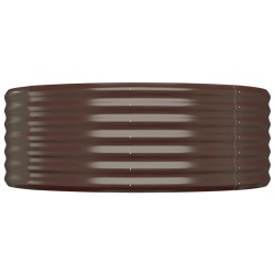 Lit surélevé de jardin Acier galvanisé marron 525985525985