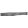 Lit surélevé de jardin Acier galvanisé 396x100x36cm gris 525986525986