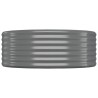 Lit surélevé de jardin Acier galvanisé 396x100x36cm gris 525986525986
