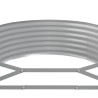 Lit surélevé de jardin Acier galvanisé 396x100x36cm gris 525986525986