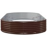 Lit surélevé de jardin Acier galvanisé marron 525988525988