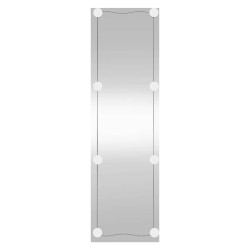 Miroir mural avec lumières LED 30x100 cm verre rectangulaire 525994525994