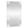 Miroir mural avec lumières LED 40x60 cm verre rectangulaire 525995525995