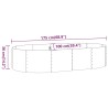 Lit surélevé de jardin Acier galvanisé 175x100x36cm Vert 525996525996