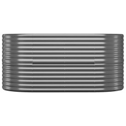 Lit surélevé de jardin Acier galvanisé Anthracite 525997525997