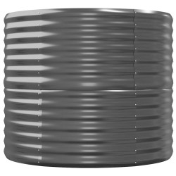 Lit surélevé de jardin Acier galvanisé Anthracite 525997525997