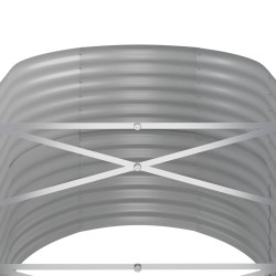 Lit surélevé de jardin Acier galvanisé Anthracite 525997525997