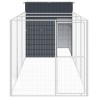 Niche pour chien avec cour anthracite 165x455x181 cm 525998525998