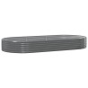 Lit surélevé de jardin Acier galvanisé 296x140x36cm gris 526000526000