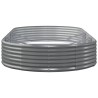 Lit surélevé de jardin Acier galvanisé 296x140x36cm gris 526000526000