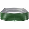 Lit surélevé de jardin Acier galvanisé 296x140x36cm Vert 526002526002