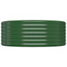 Lit surélevé de jardin Acier galvanisé 396x100x36cm Vert 526003526003