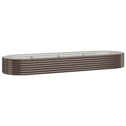 Lit surélevé de jardin Acier galvanisé marron 526004526004