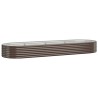 Lit surélevé de jardin Acier galvanisé marron 526004526004