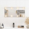 Miroir mural avec lumières LED 30x60 cm verre rectangulaire 526007526007