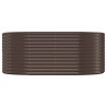 Lit surélevé de jardin Acier enduit de poudre marron 526011526011